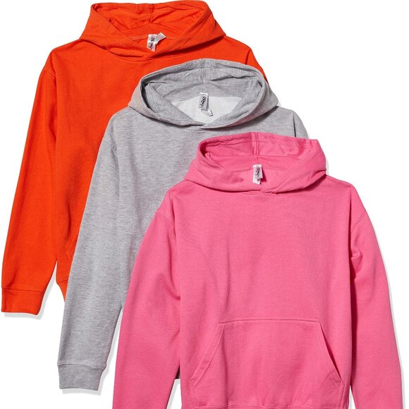 Marky G Apparel Boys' Fleece Long Sleeve Pullover Hoodie (Pack of 3), Large - Picture 2 of 2